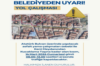 ATATÜRK BULVARINDA TRAFİK DÜZENLEMESİ