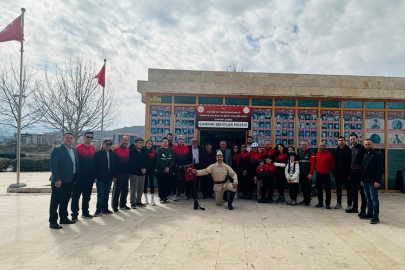 BİSİKLETÇİLER ÇANAKKALE ŞEHİTLERİNİ UNUTMADI