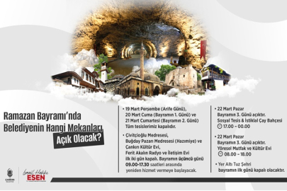 BAYRAMDA ÇANKIRI'DA NERELERE NE ZAMAN GİDİLİR