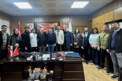 ORTA BELEDİYE BAŞKANI ÖMER BEZCİ'YE ÖZEL ZİYARET