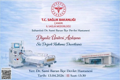 ŞABANÖZÜ'NE DİYALİZ MERKEZİ MÜJDESİ