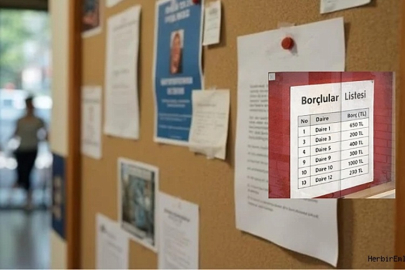 APARTMANLARDA AİDAT BORCU ARTIK PANOYA ASILAMAYACAK