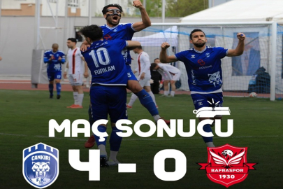 ÇANKIRI FK RAKİBİNE ŞANS TANIMADI