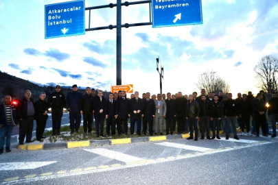 BAYRAMÖREN-KURŞUNLU KAVŞAĞINDA TEHLİKE SONA ERİYOR