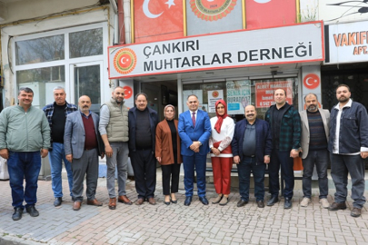VALİ ÇAKIRTAŞ'TAN MUHTARLARA SÜRPRİZ ZİYARET