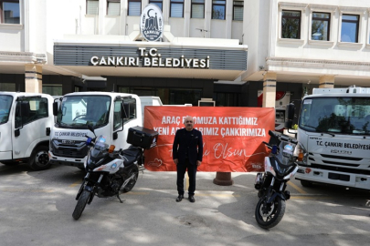 ÇANKIRI BELEDİYESİ ARAÇ FİLOSUNU BÜYÜTÜYOR