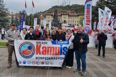 EĞİTİM-İŞ ÇANKIRI'DAN 1 MAYIS MESAJI