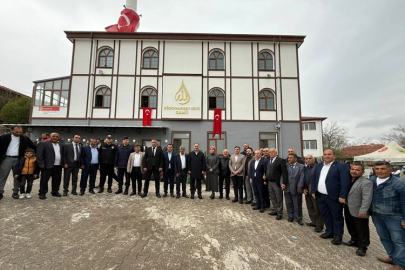 KÜÇÜKHACIBEY KÖYÜ CAMİİ DUALARLA AÇILDI