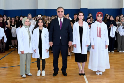 ÇAKÜ'DE 424 SAĞLIKÇININ BEYAZ ÖNLÜK HEYECANI
