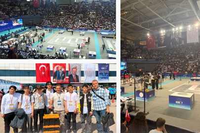 MEB ROBOT YARIŞMASINDA ÇANKIRI DAMGASI