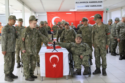 ÇANKIRI'DA DUYGULANDIRAN YEMİN TÖRENİ
