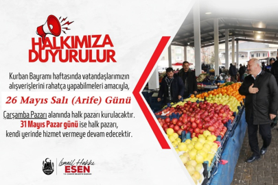 ÇARŞAMBA PAZARI SALI VE ÇARŞAMBA GÜNLERİ AÇIK