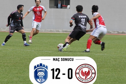 ÇANKIRI FK'DAN 12 GOLLÜ TARİHİ SKOR