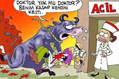 ACEMİ KASAPLAR YİNE ACİLLERİ DOLDURDU