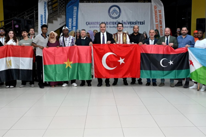 37 ÜLKEDEN ÖĞRENCİLER ÇANKIRI'DA BULUŞTU