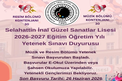 GELECEĞİN SANATÇILARI İÇİN SON ÇAĞRI