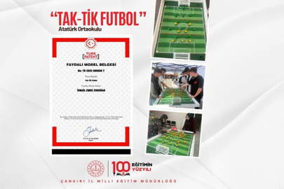 MATEMATİK ÖĞRETMENİNDEN PATENTLİ BAŞARI