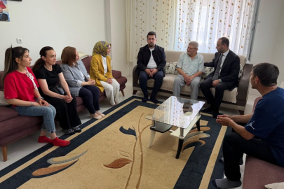 KORAY ERDOĞAN'DAN HUZUREVİ VE ŞEHİT AİLESİNE BABALAR GÜNÜ ZİYARETİ