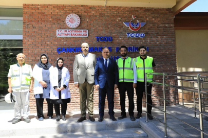 VALİ ÇAKIRTAŞ'TAN TCDD MAKAS FABRİKASI'NA KRİTİK ZİYARET