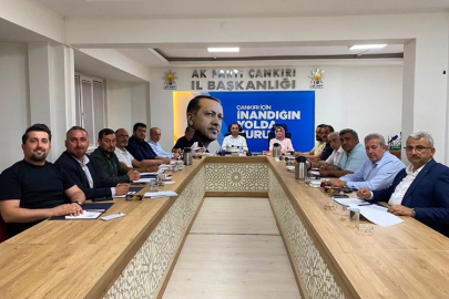 ÇANKIRI AK PARTİ'DE İSTİŞARE MESAİSİ
