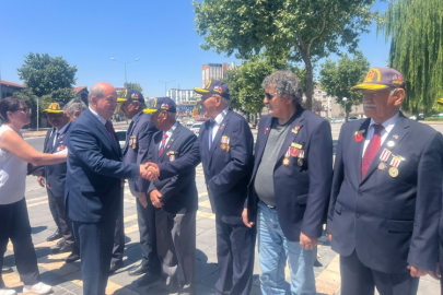 KKTC 5. CUMHURBAŞKANI ERSİN TATAR KIBRIS GAZİLERİ İLE BULUŞTU