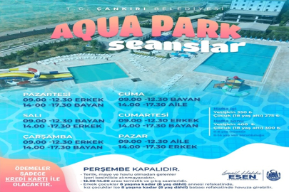 ÇANKIRI AQUAPARK YENİDEN AÇILIYOR