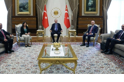 DEM PARTİ İMRALI HEYETİ ERDOĞAN'LA GÖRÜŞTÜ