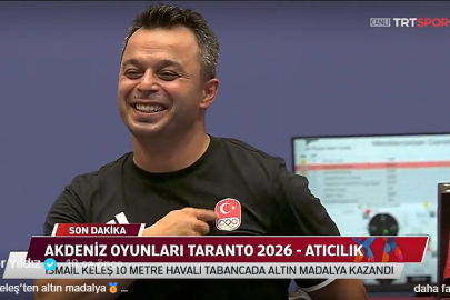 ÇANKIRI'MIZIN MİLLİ GURURU İSMAİL KELEŞ'TEN AKDENİZ OYUNLARINDA ALTIN MADALYA
