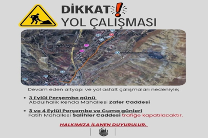 ÇANKIRI BELEDİYESİ'NDEN SÜRÜCÜLERE KRİTİK UYARI