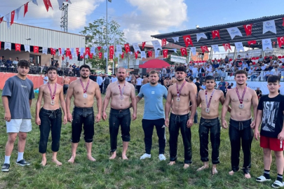 ELDİVANLI PEHLİVANLARDAN BÜYÜK BAŞARI