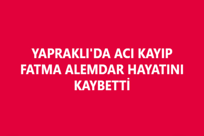 YAPRAKLI'DA ACI KAYIP
