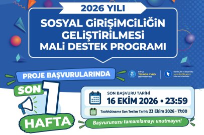39 Milyon Liralık Sosyal Girişimcilik Desteği İçin Başvurularda Son Hafta!