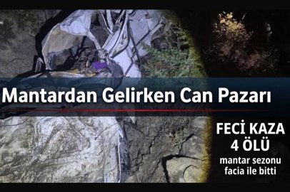Çankırı'da Yürek Yakan Kaza: Mantar Toplamaktan Dönen Otomobil Uçuruma Yuvarlandı, 4 Can Kaybı