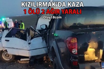 Çankırı’da İki Araç Çarpıştı: 1 Ölü, 2 Ağır Yaralı
